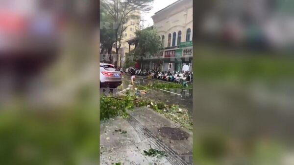 Сильный ураган накрыл китайский город Санья на юге острова Хайнань - Sputnik Армения