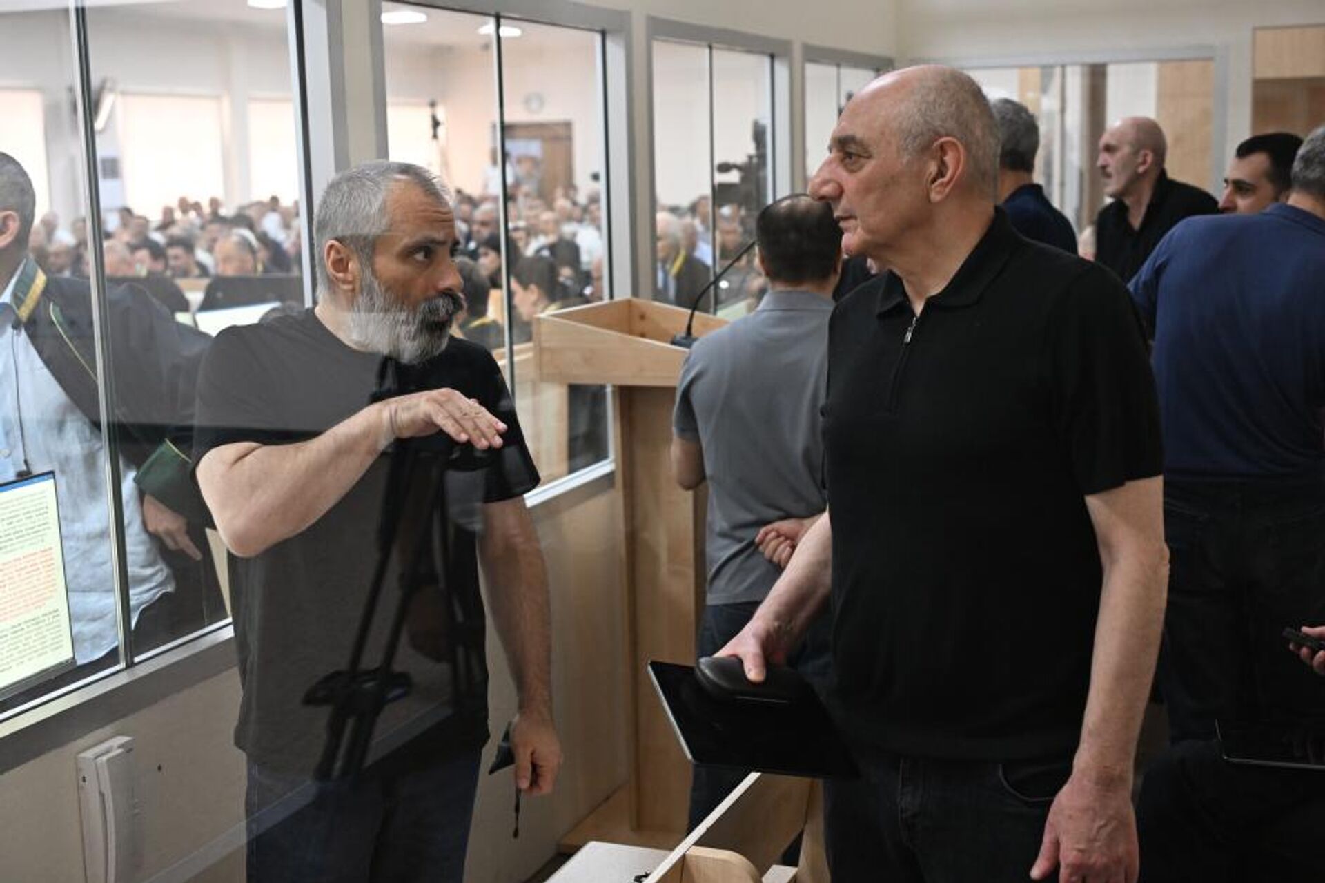 Судебное заседание над армянским военно-политическим руководством Нагорного Карабаха (25 августа 2025). Баку - Sputnik Արմենիա, 1920, 25.08.2025