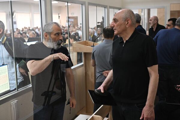 Судебное заседание над армянским военно-политическим руководством Нагорного Карабаха (25 августа 2025). Баку - Sputnik Армения