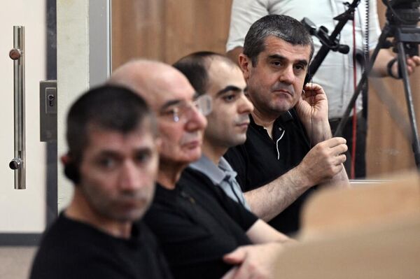 Судебное заседание над армянским военно-политическим руководством Нагорного Карабаха (25 августа 2025). Баку - Sputnik Армения