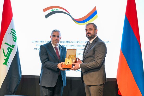 Հայաստան-Իրաք տնտեսական համագործակցության միջկառավարական համատեղ հանձնաժողովի 4-րդ նիստը - Sputnik Արմենիա