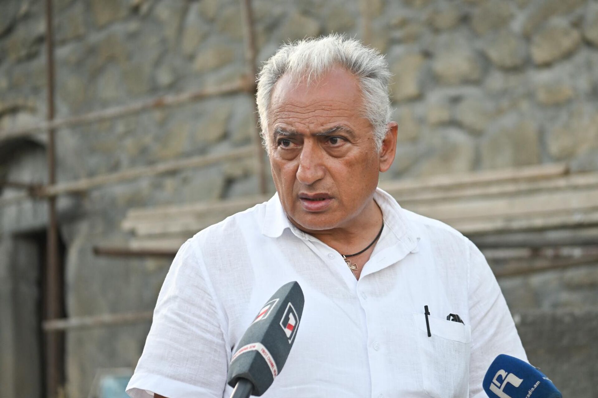 Архитектор-реставратор Левон Василян отвечает на вопросы журналистов - Sputnik Армения, 1920, 30.08.2025