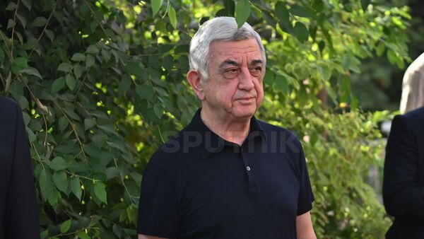 Серж Саргсян в перерыве судебного заседания (26 августа 2025). Еревaн - Sputnik Армения