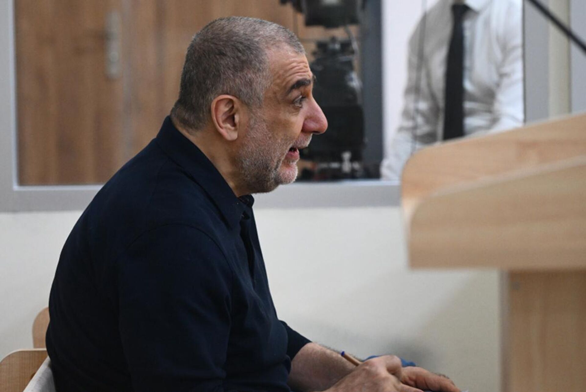 Рубен Варданян во время суда (26 августа 2025). Баку - Sputnik Արմենիա, 1920, 26.08.2025