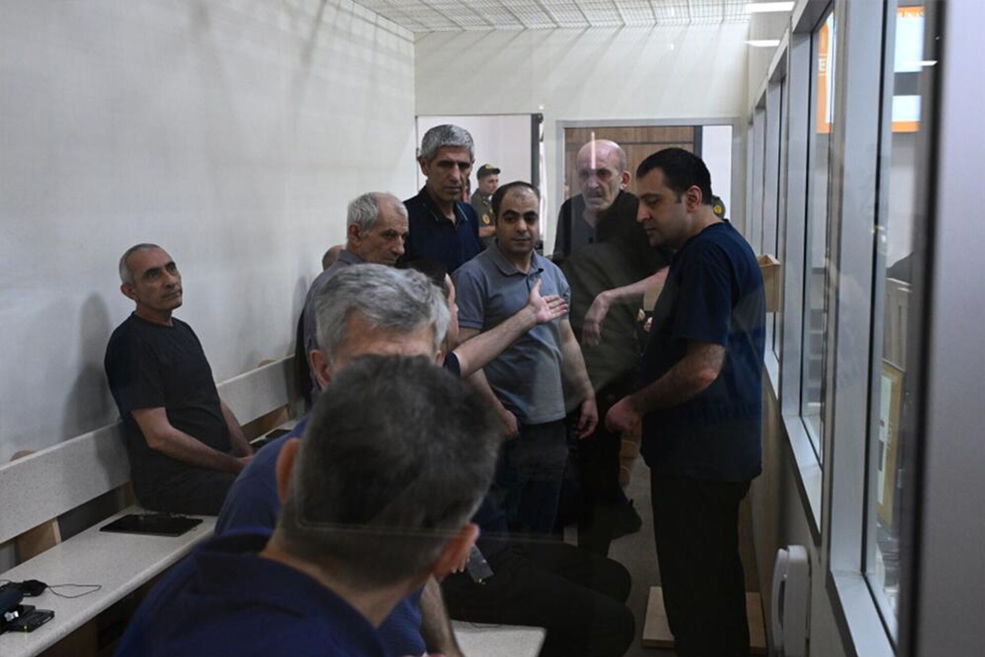 Судебное заседание над армянским военно-политическим руководством Нагорного Карабаха (25 августа 2025). Баку - Sputnik Արմենիա, 1920, 28.08.2025