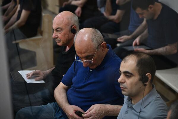 Судебное заседание над армянским военно-политическим руководством Нагорного Карабаха (25 августа 2025). Баку - Sputnik Армения