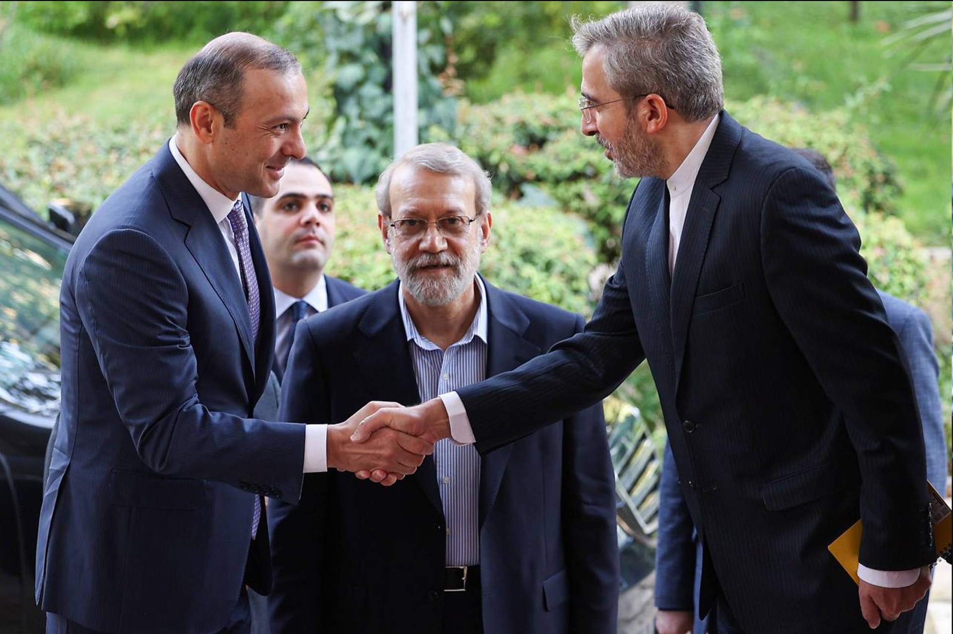 Cекретарь Совбеза Армен Григорян встретился с секретарем Высшего совета национальной безопасности Ирана и советником Верховного лидера Али Лариджани (30 августа 2025). Тегеран - Sputnik Армения, 1920, 30.08.2025