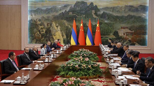 Встреча Никола Пашиняна и Си Цзиньпина (31 августа 2025). Пекин - Sputnik Армения