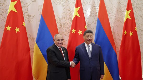 Նիկոլ Փաշինյանն ու Սի Ծինփինը - Sputnik Արմենիա