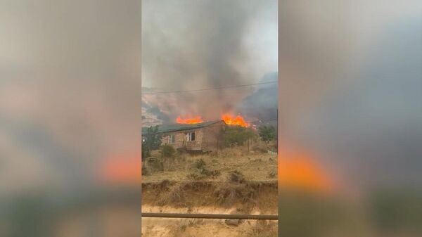 Пожар в Котайкской области Армении - Sputnik Армения