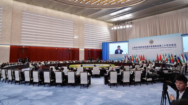 Заседание Совета глав государств – членов Шанхайской организации сотрудничества (ШОС) в Тяньцзине (1 сентября 2025). Китай - Sputnik Армения