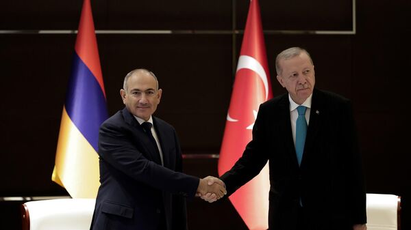 Փաշինյանն ու Էրդողանը - Sputnik Արմենիա