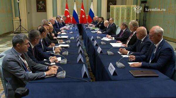 Беседа Путина с Президентом Турции Реджепом Тайипом Эрдоганом - Sputnik Արմենիա