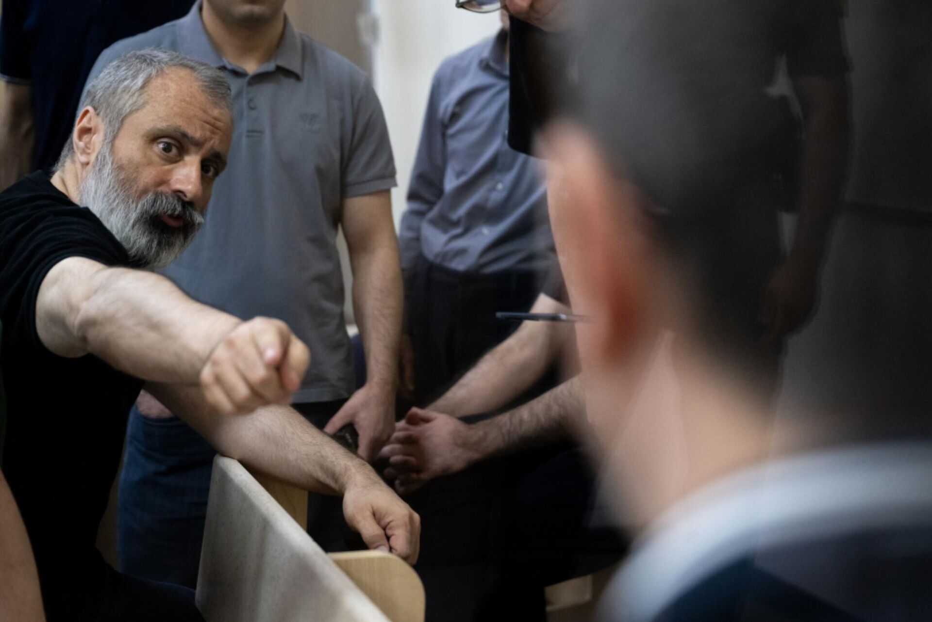 Судебное заседание над армянским военно-политическим руководством Нагорного Карабаха (1 сентября 2025). Баку - Sputnik Արմենիա, 1920, 01.09.2025