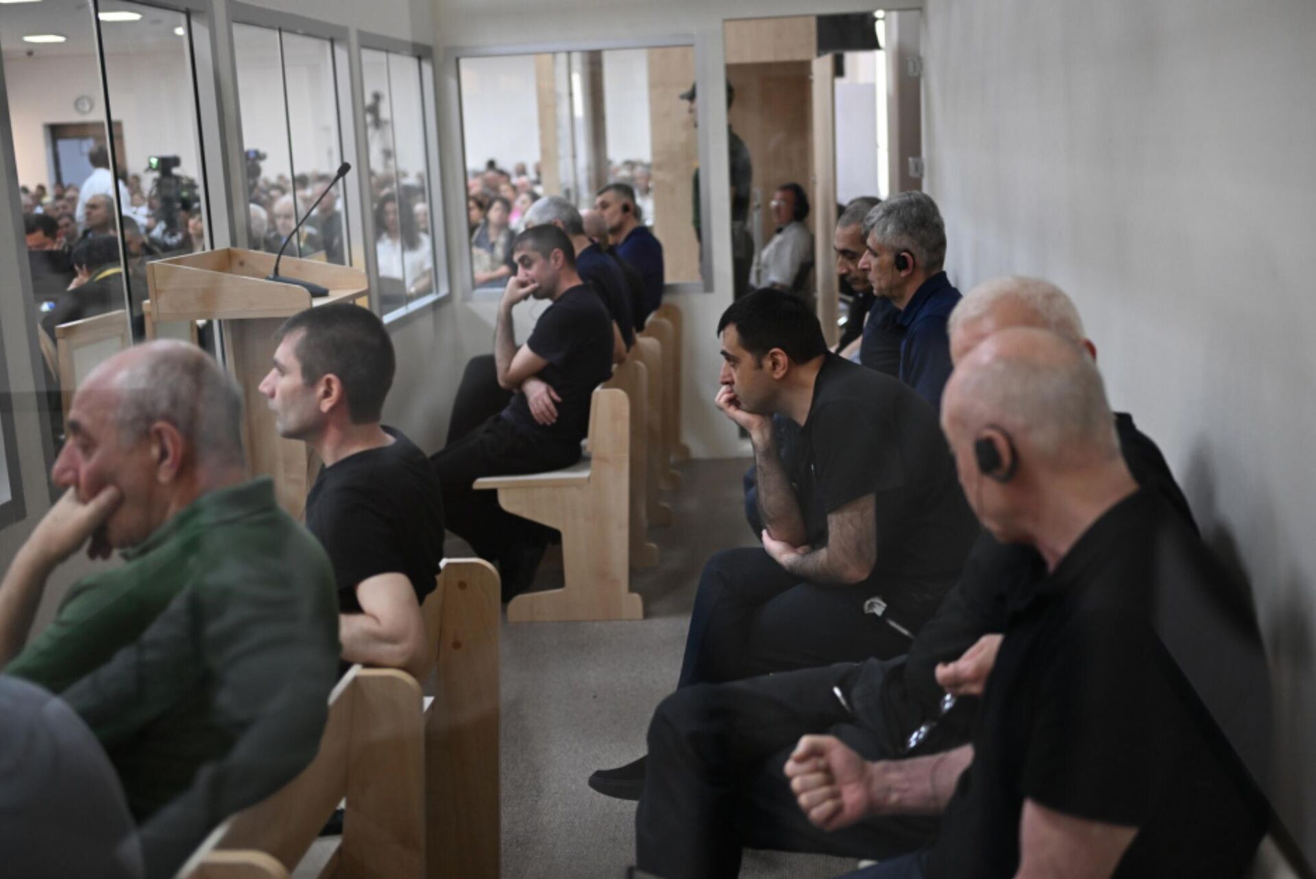 Судебное заседание над армянским военно-политическим руководством Нагорного Карабаха (1 сентября 2025). Баку - Sputnik Армения, 1920, 01.09.2025