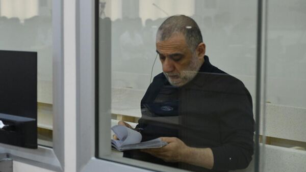 Рубен Варданян во время суда (2 сентября 2025). Баку - Sputnik Армения