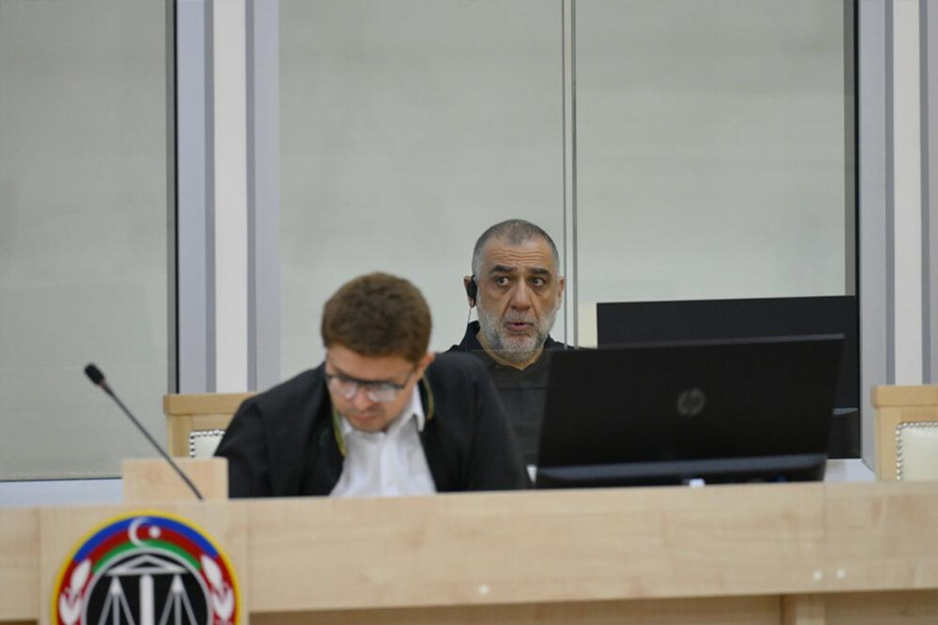 Рубен Варданян во время суда (2 сентября 2025). Баку - Sputnik Армения, 1920, 02.09.2025