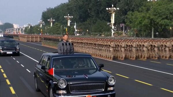 Смотр войск Си Цзиньпином - Sputnik Արմենիա