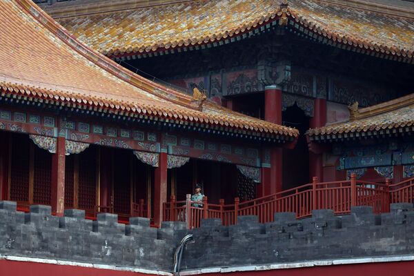 Թիենանմեն հրապարակը ռազմական շքերթի ժամանակ - Sputnik Արմենիա