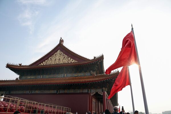 Թիենանմեն հրապարակը ռազմական շքերթի ժամանակ - Sputnik Արմենիա