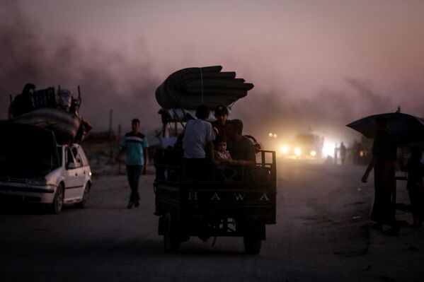 Палестинцы перебираются с северных районов на юг - Sputnik Армения