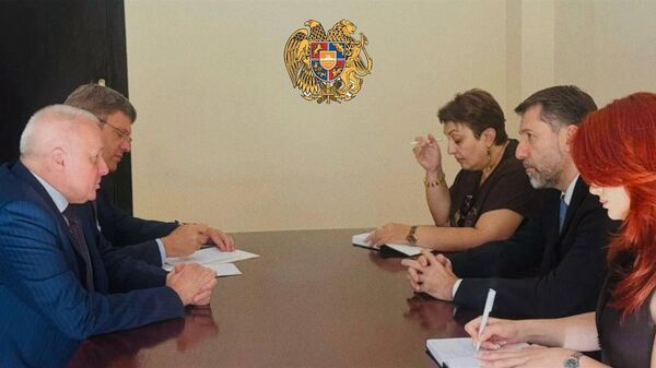 Կարեն Անդրեասյանն ընդունել է Հայաստանում Ռուսաստանի դեսպան Սերգեյ Կոպիրկինին - Sputnik Արմենիա