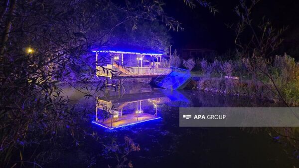 В центре отдыха в Нахичеване обрушилась платформа в водоеме - Sputnik Армения