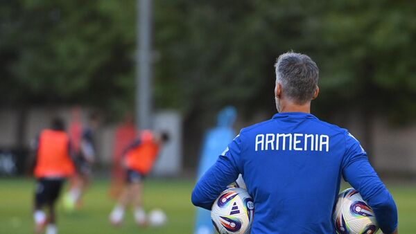 Предматчевая тренировка сборной Армении (5 сентября 2025). Еревaн - Sputnik Армения