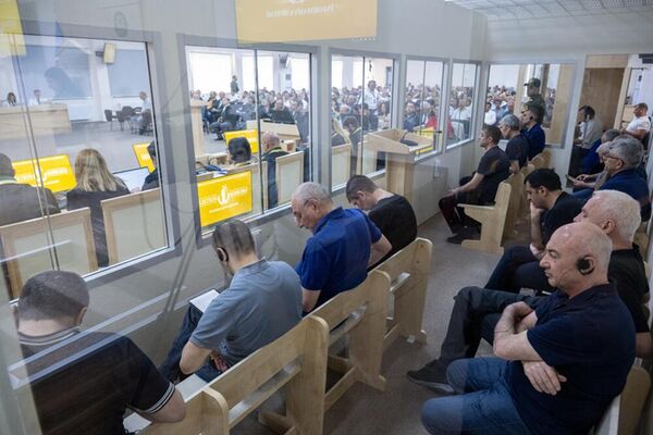 Судебное заседание над армянским военно-политическим руководством Нагорного Карабаха (1 сентября 2025). Баку - Sputnik Армения