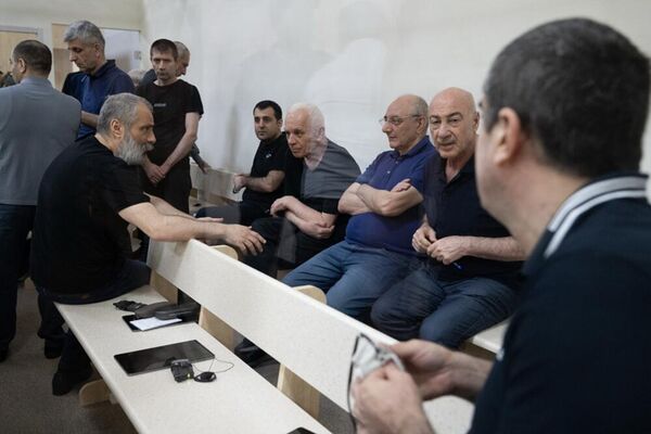 Судебное заседание над армянским военно-политическим руководством Нагорного Карабаха (1 сентября 2025). Баку - Sputnik Армения