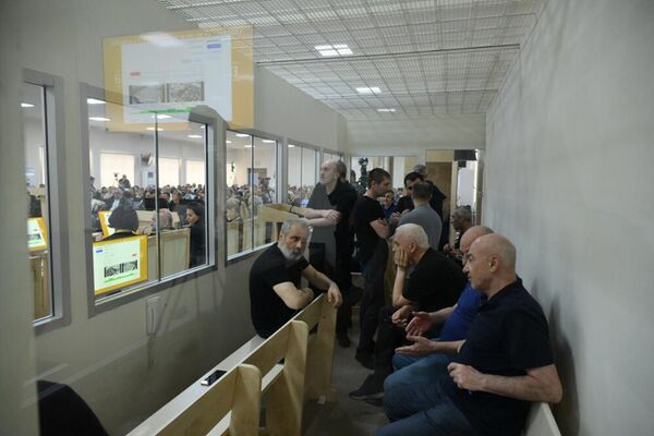 Судебное заседание над армянским военно-политическим руководством Нагорного Карабаха (1 сентября 2025). Баку - Sputnik Армения