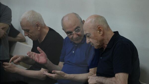 Судебное заседание над армянским военно-политическим руководством Нагорного Карабаха (1 сентября 2025). Баку - Sputnik Армения