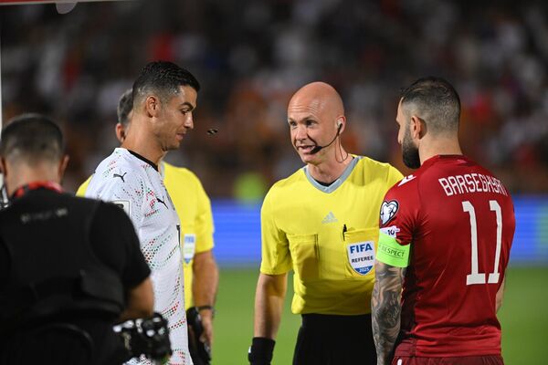 Отборочный матч чемпионата мира по футболу 2026 года между Арменией и Португалией на Республиканском стадионе (6 сентября 2025). Еревaн - Sputnik Армения