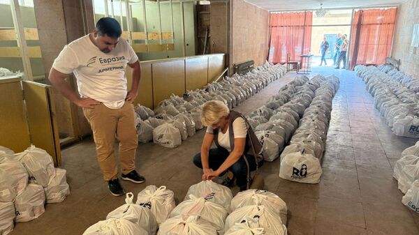 Гуманитарная миссия продолжается: ещё 800 семей получили помощь в Абовяне - Sputnik Армения