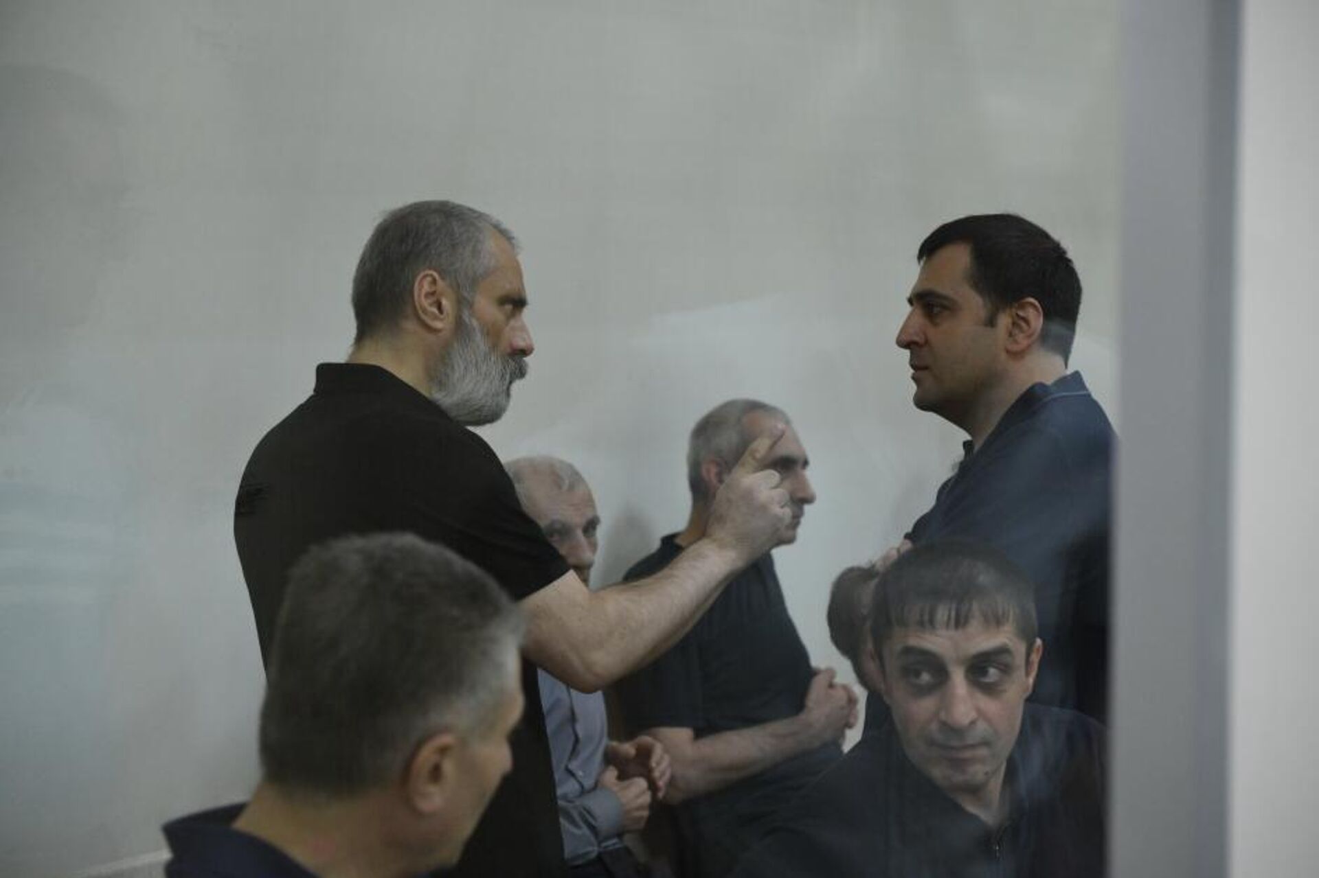 Судебное заседание над армянским военно-политическим руководством Нагорного Карабаха (8 сентября 2025). Баку - Sputnik Արմենիա, 1920, 08.09.2025