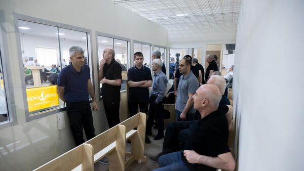 Судебное заседание над армянским военно-политическим руководством Нагорного Карабаха (8 сентября 2025). Баку - Sputnik Армения