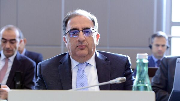 Постоянный представитель Армении при ОБСЕ Андраник Ованнисян на заседании 1533-го Постоянного совета ОБСЕ (11 сентября 2025). Вена - Sputnik Армения