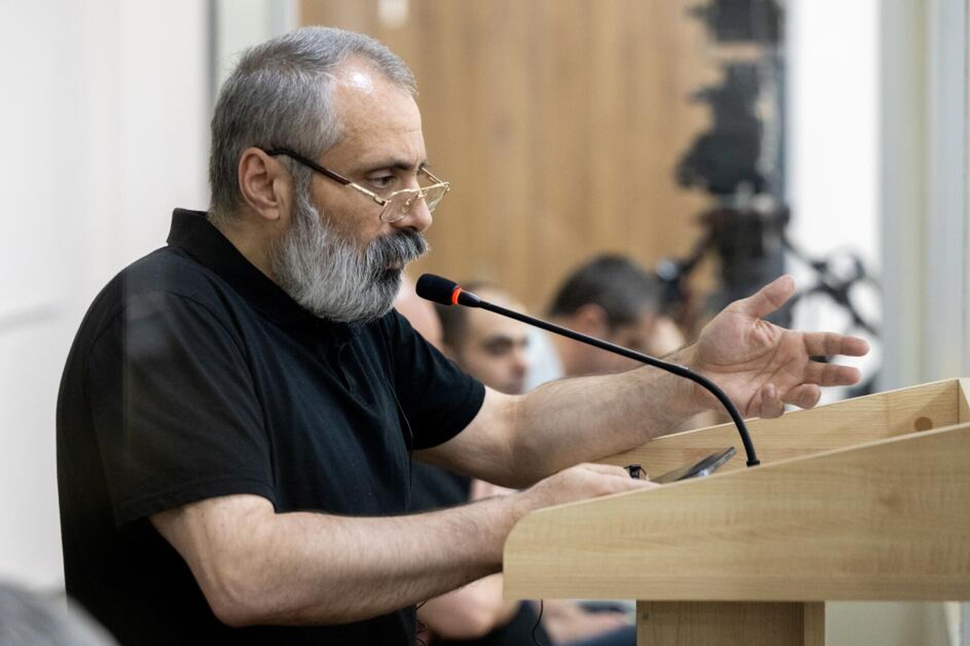 Судебное заседание над армянским военно-политическим руководством Нагорного Карабаха (12 сентября 2025). Баку - Sputnik Արմենիա, 1920, 12.09.2025