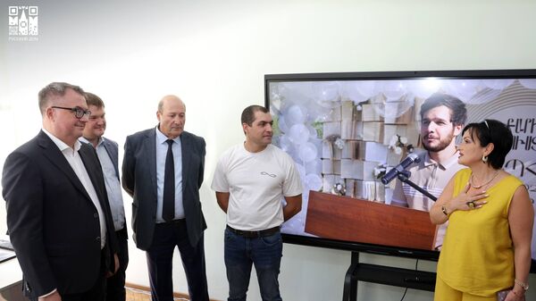 Русская Гуманитарная Миссия открыла кабинет русского языка в Ширакском государственном университете - Sputnik Армения