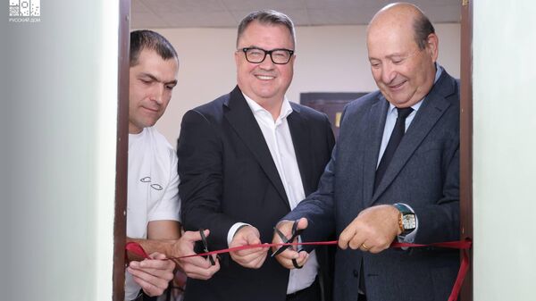 Շիրակի պետական համալսարանում ռուսաց լեզվի կաբինետի բացումը - Sputnik Արմենիա