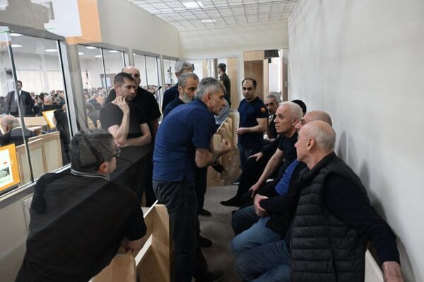 Судебное заседание над армянским военно-политическим руководством Нагорного Карабаха (15 сентября 2025). Баку - Sputnik Армения