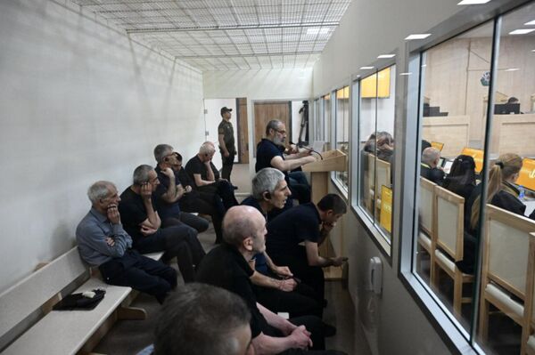 Судебное заседание над армянским военно-политическим руководством Нагорного Карабаха (15 сентября 2025). Баку - Sputnik Армения