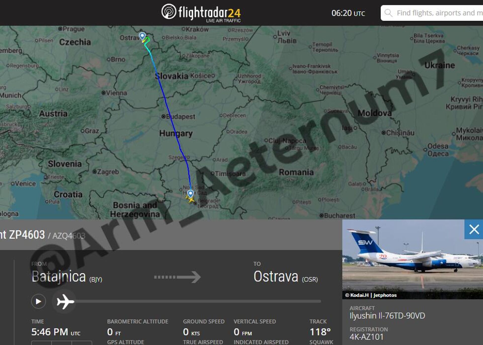 Рейс авиакомпании Silk Way Баку Батайница - Острава - Sputnik Армения, 1920, 17.09.2025