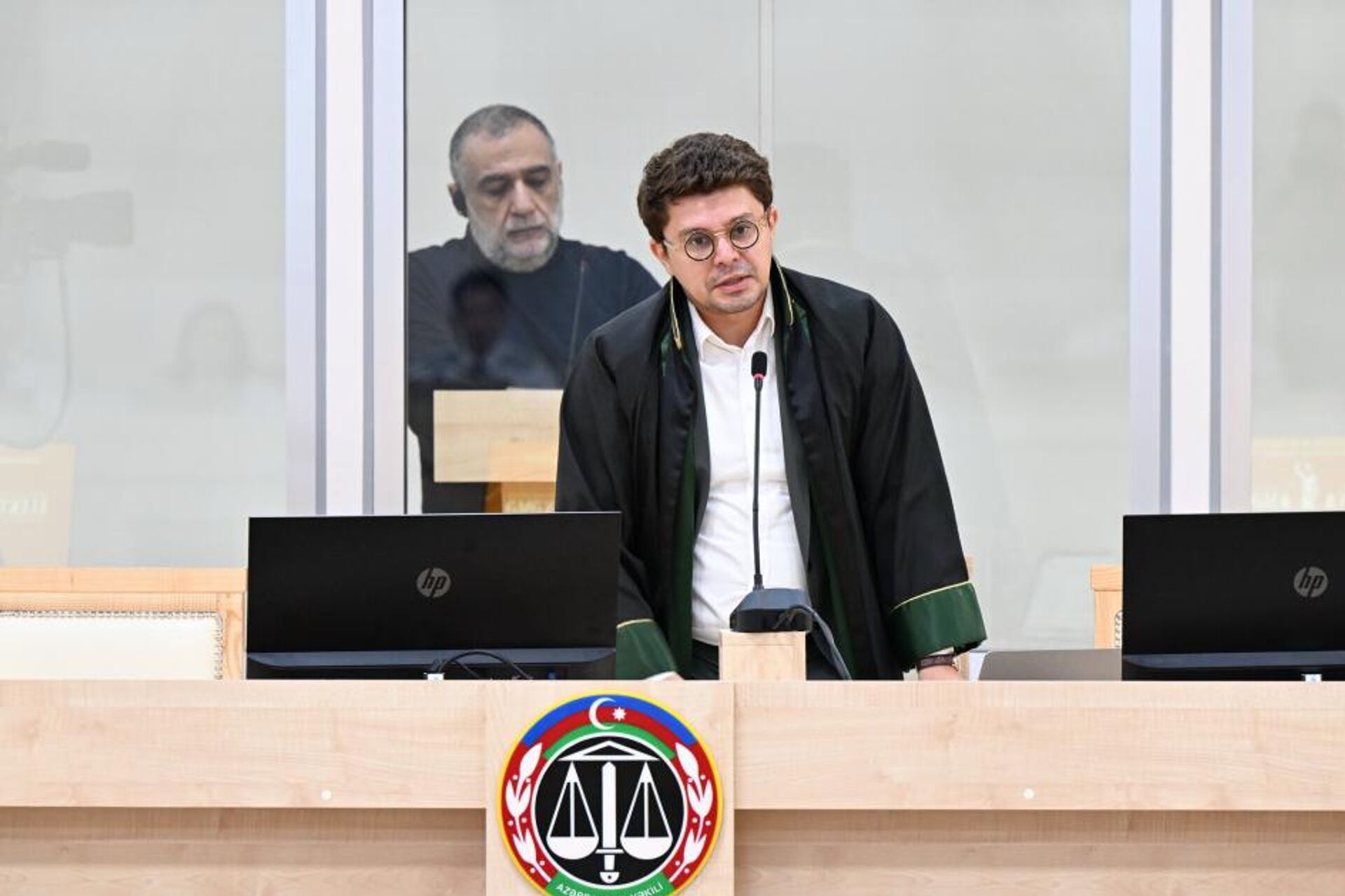 Рубен Варданян во время суда (16 сентября 2025). Баку - Sputnik Արմենիա, 1920, 16.09.2025