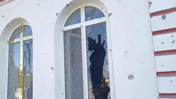 ВСУ дроном нанесли удар по храму великомученика Димитрия Солунского в Алешкинском округе Херсонской области (17 сентября 2025). Херсонская область - Sputnik Армения