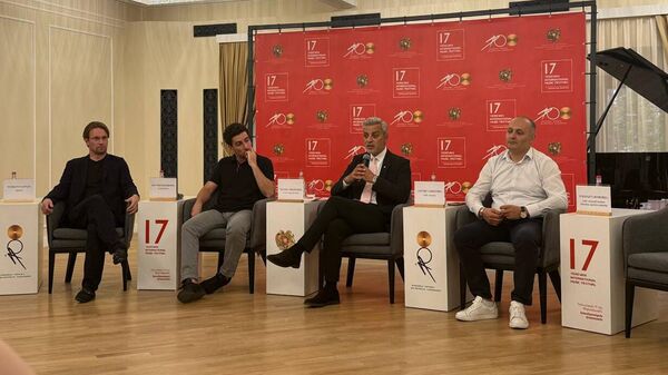 Ազգային ֆիլհարմոնիկ նվագախմբի 100-րդ հոբելյանական համերգաշրջանի բացմանը նվիրված ասուլիս - Sputnik Արմենիա