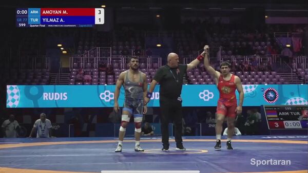 Малхас Амоян выиграл в четвертьфинале представителя Турции А.Йилмаза и прошел в полуфинал - Sputnik Армения