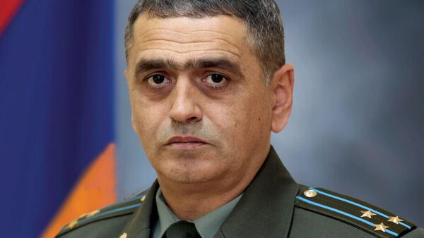 Начальник управления авиации Генштаба ВС РА, полковник Ованнес Варданян - Sputnik Армения