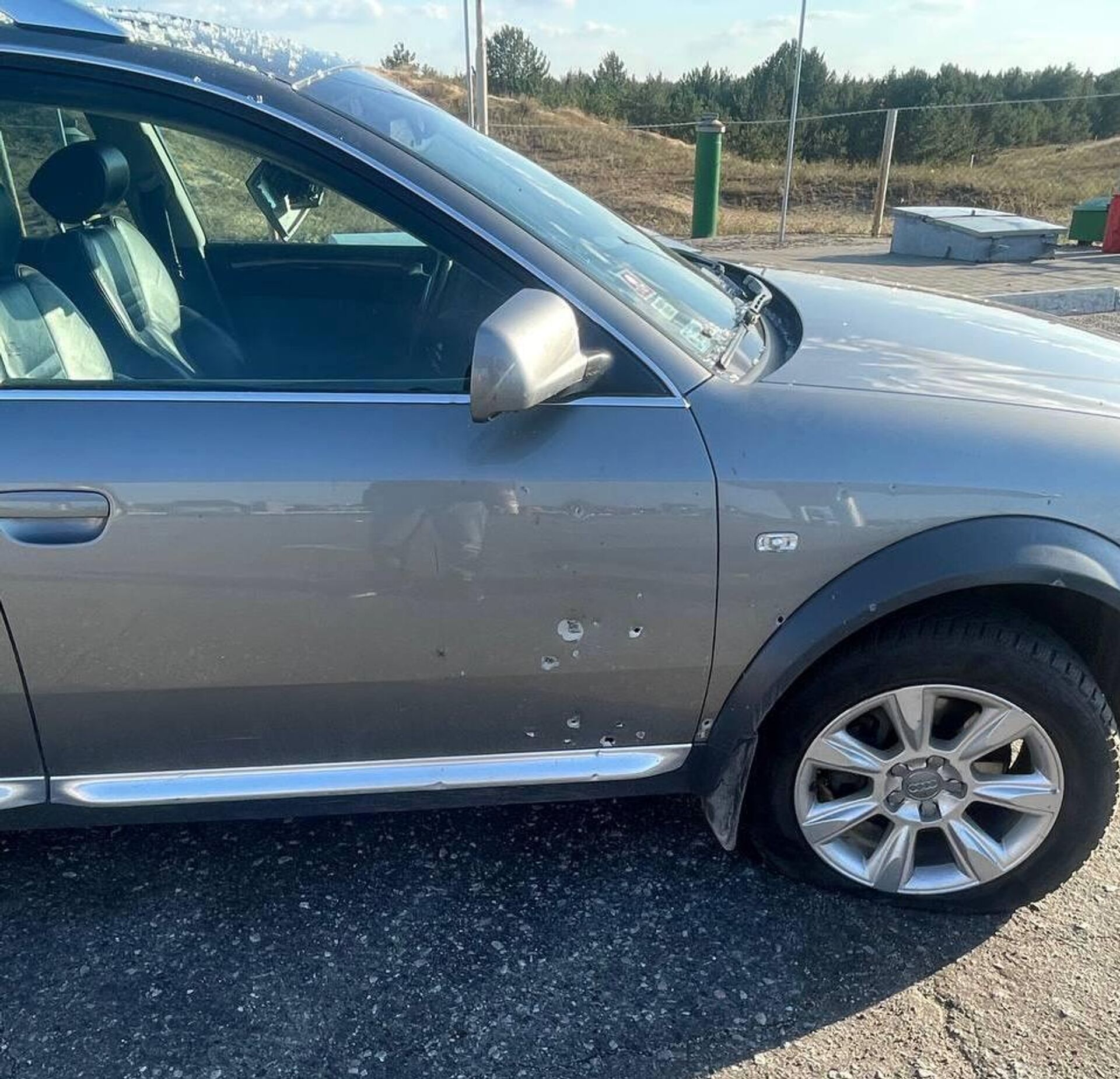 Последствия атаки дроном ВСУ заправки в Энергодаре - Sputnik Армения, 1920, 19.09.2025