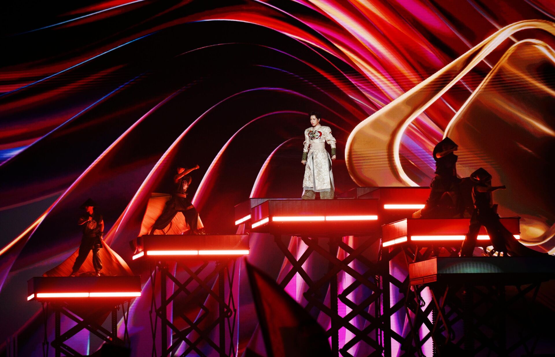 Дык Фук (Вьетнам) выступает на международном музыкальном конкурсе Интервидение (20 сентября 2025). Москва - Sputnik Армения, 1920, 21.09.2025